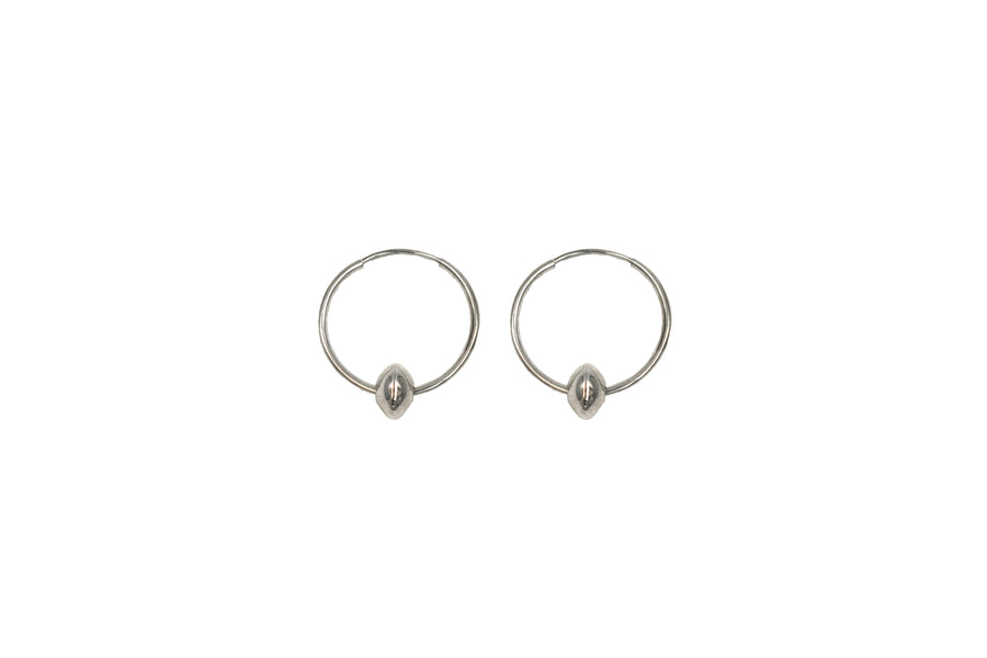 Saucer Bead Hoops