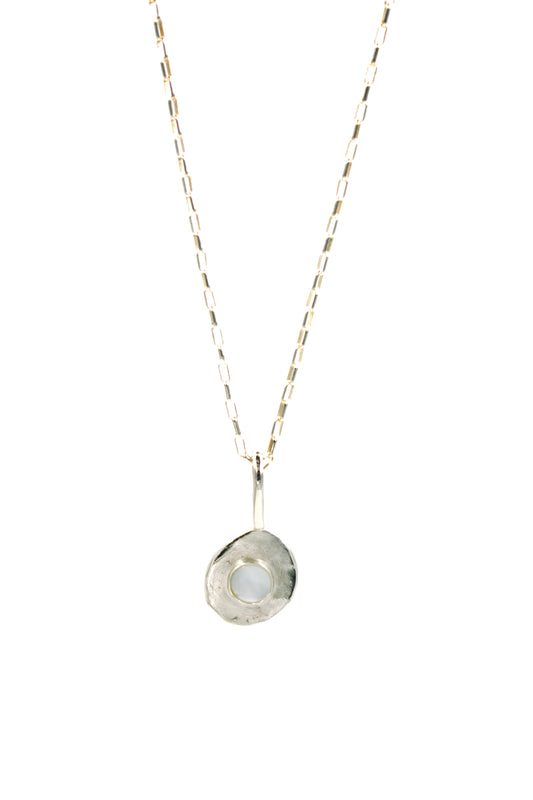 Mother of Pearl Crater Necklace