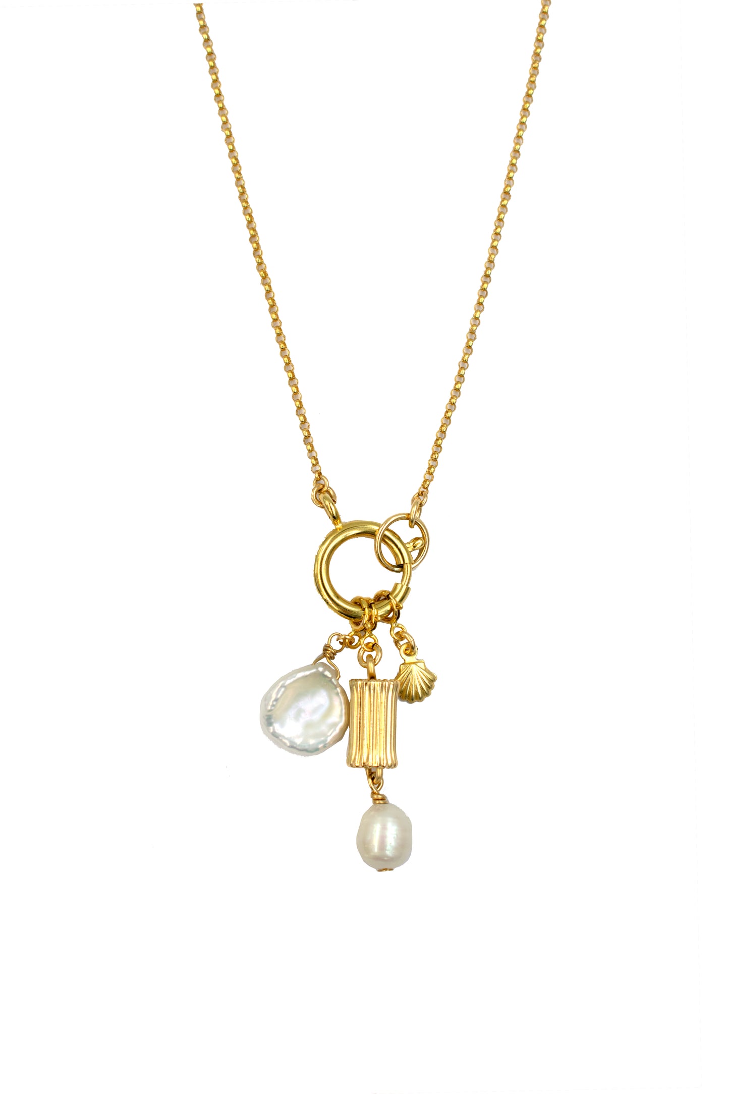 Spring Ring Charm Necklace