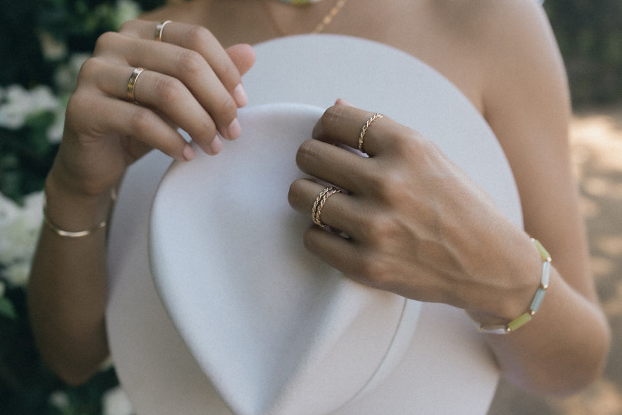 Twisted Stack Ring