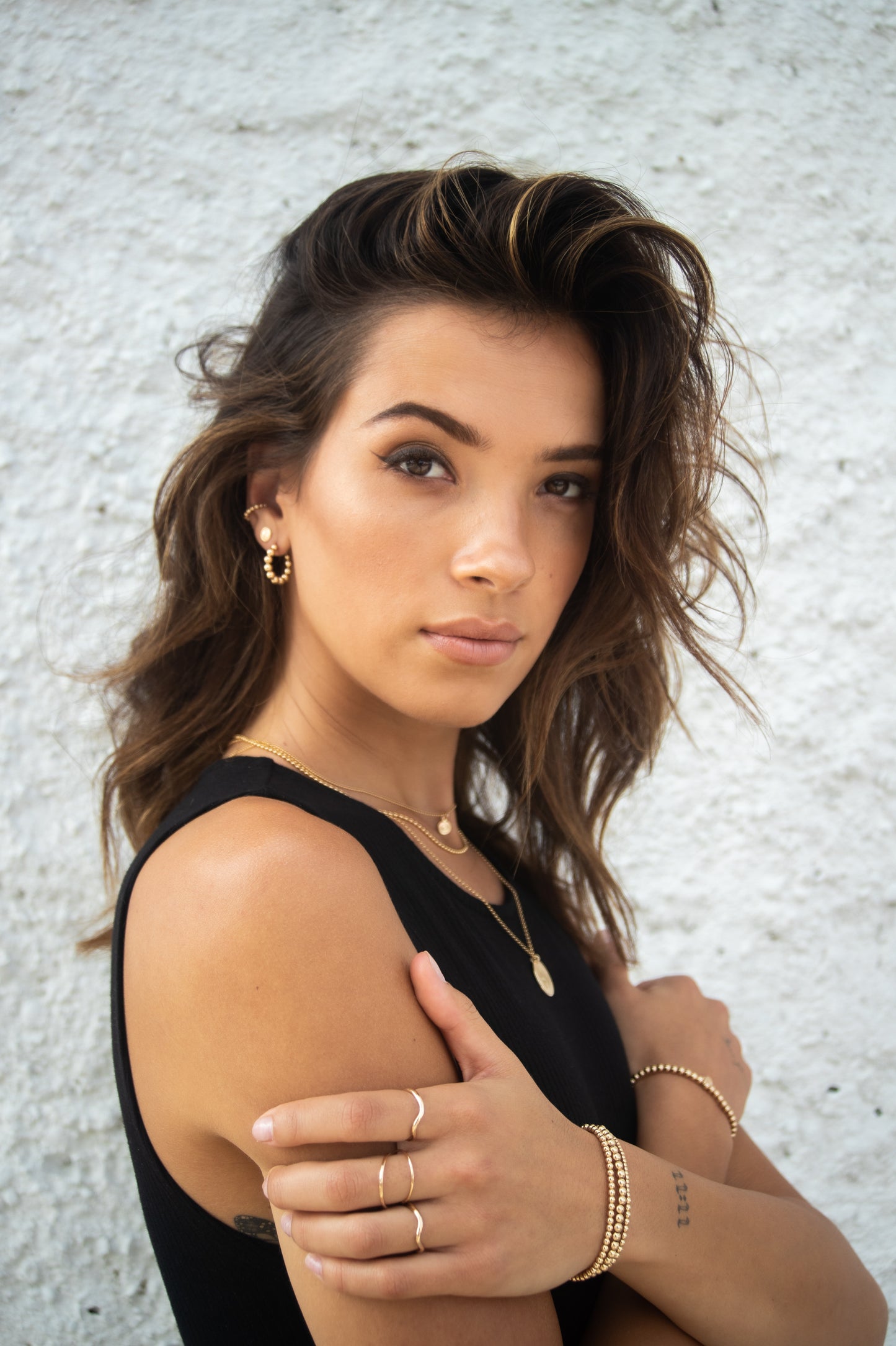 Stretchy Lg Bead Bracelet 4mm