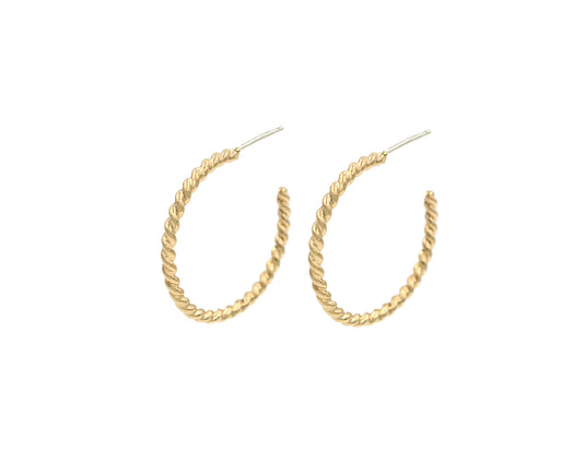 Large Bold Rope Hoops