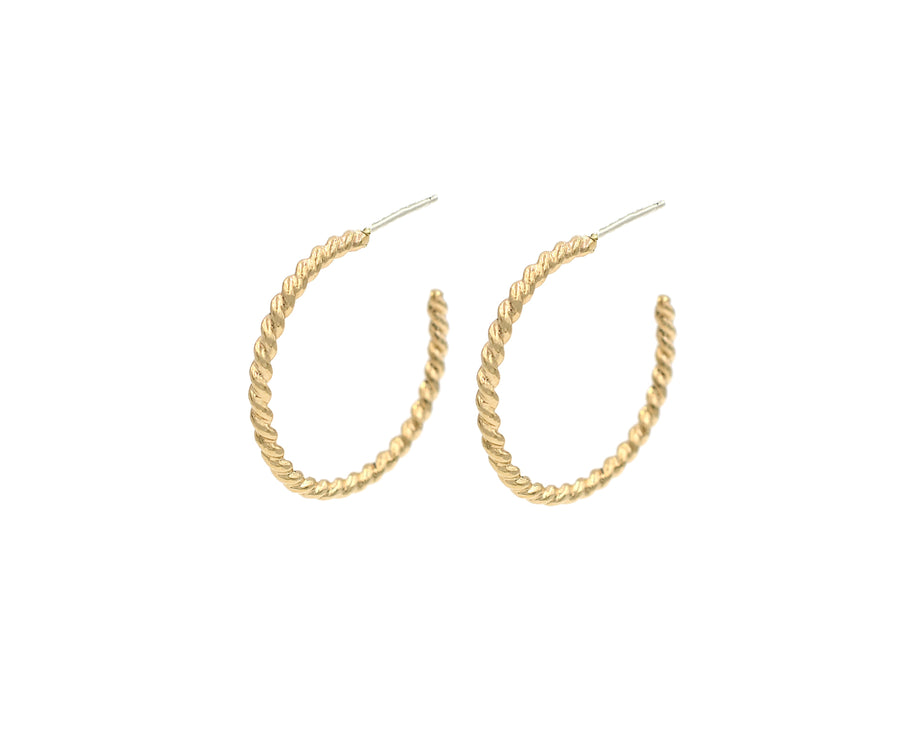 Large Bold Rope Hoops