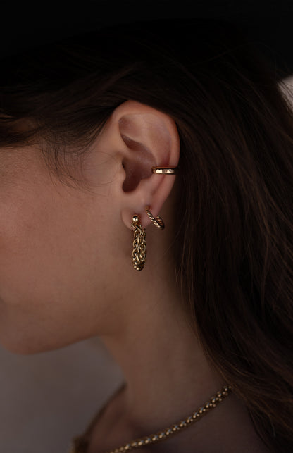 Rope Chain Hoops