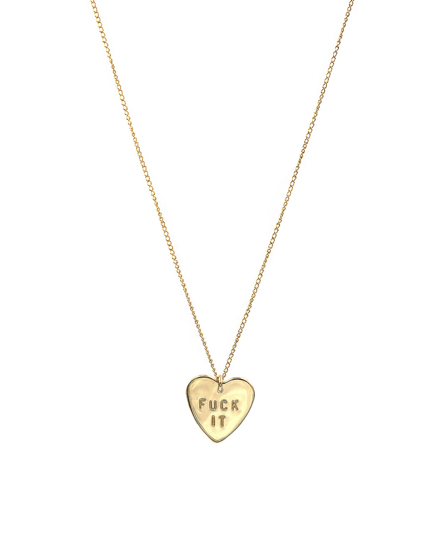 Fuck It Heart Necklace