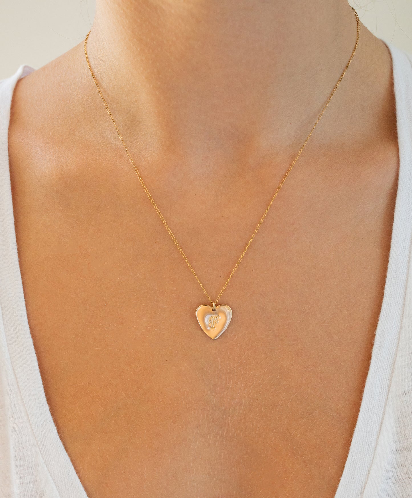 Heart Monogram Necklace