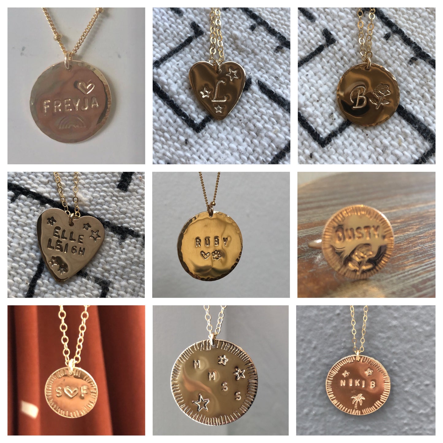 Custom Rectangle Necklace