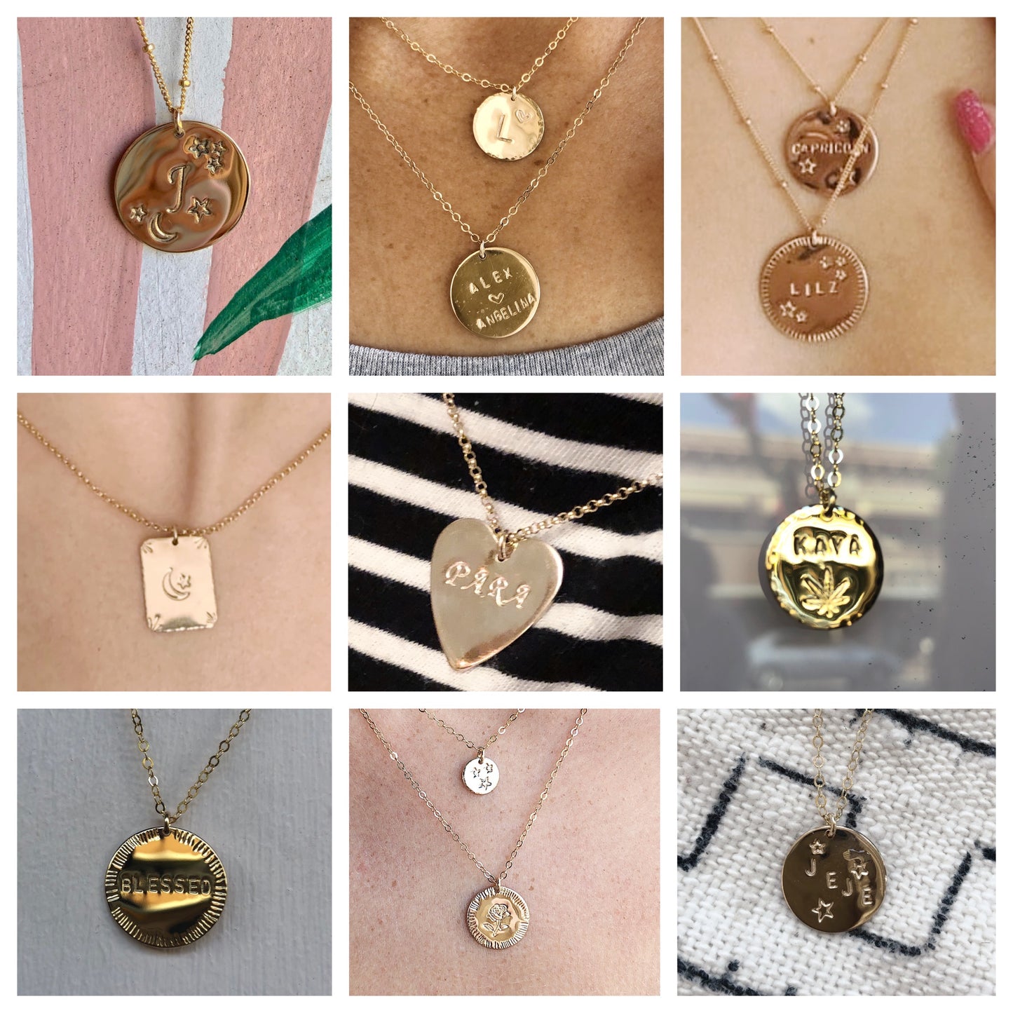 Custom Rectangle Necklace