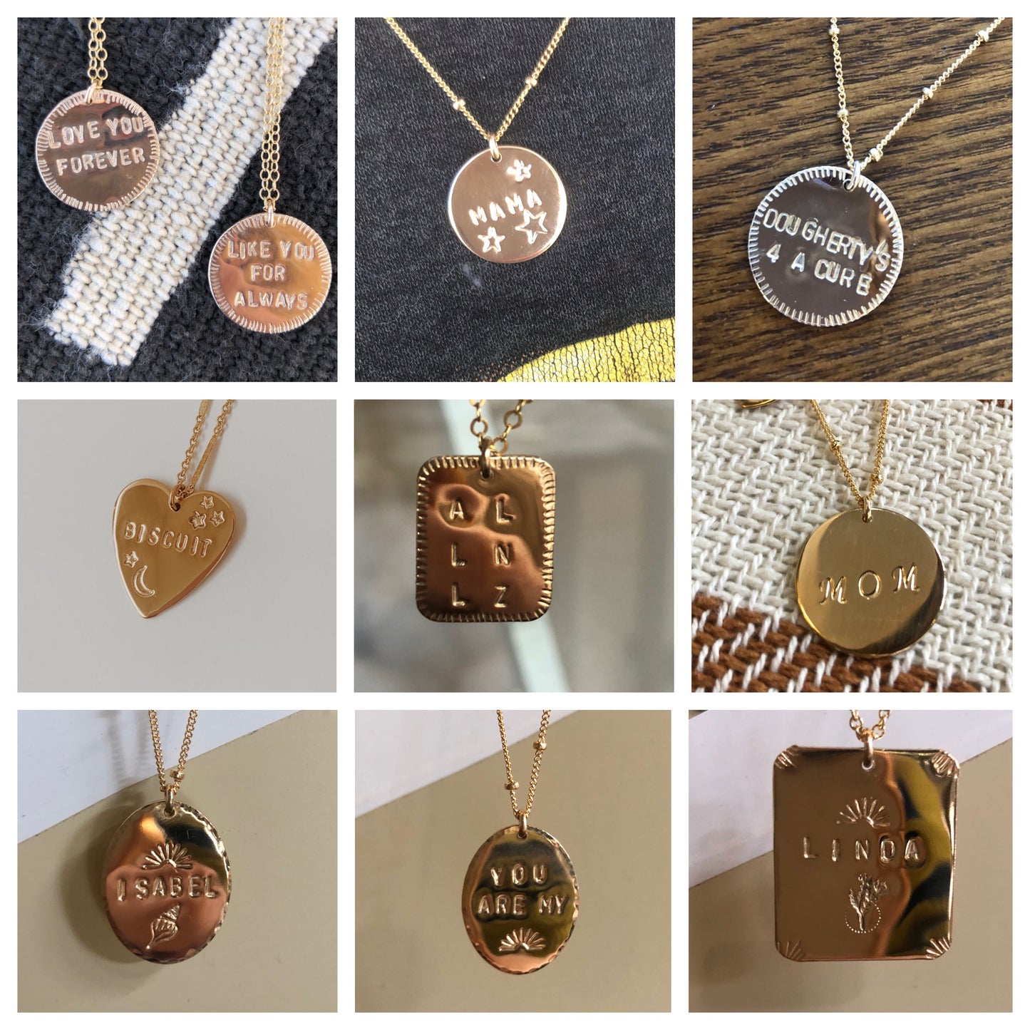 Custom Rectangle Necklace