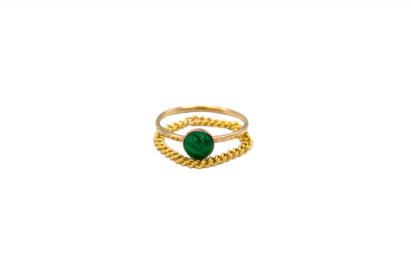 Johnny Stack Ring Set Malachite