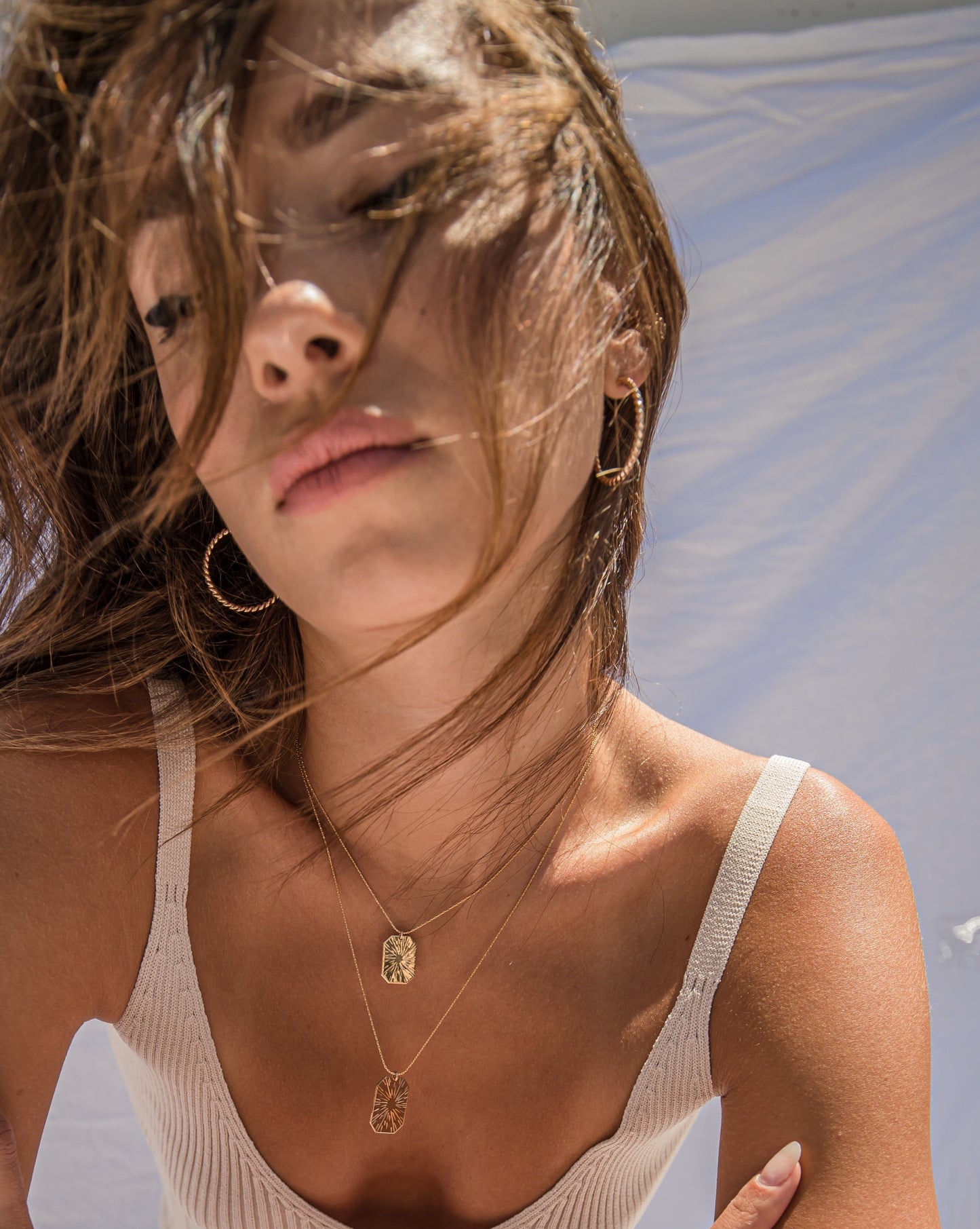 Large Bold Rope Hoops
