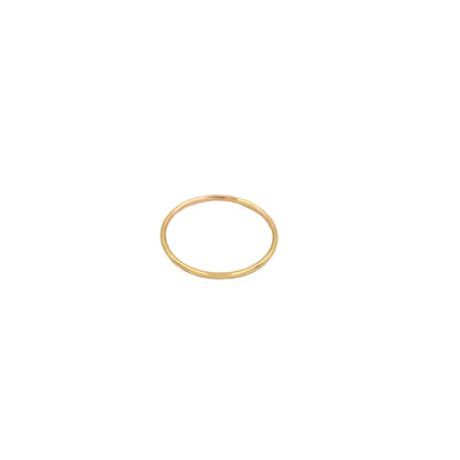 Thin Hammered  Stack Ring