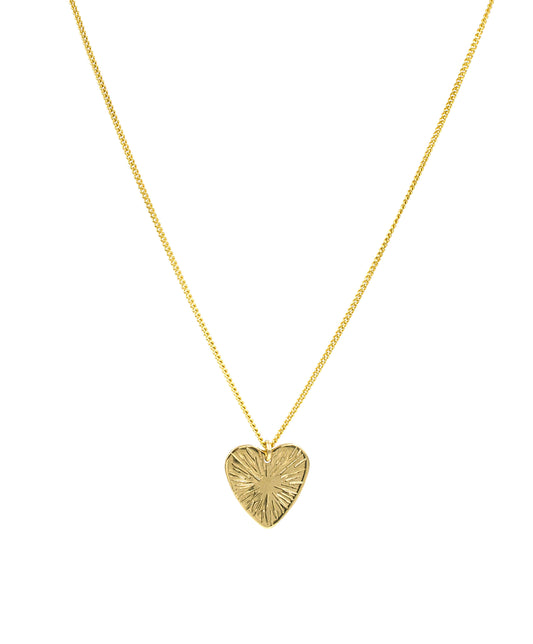 Sunburst Heart Necklace