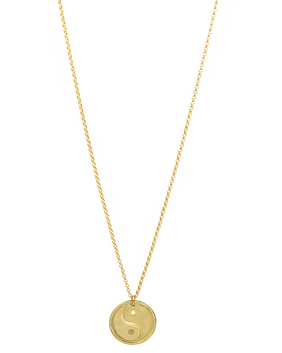 Yin Yang Coin Necklace