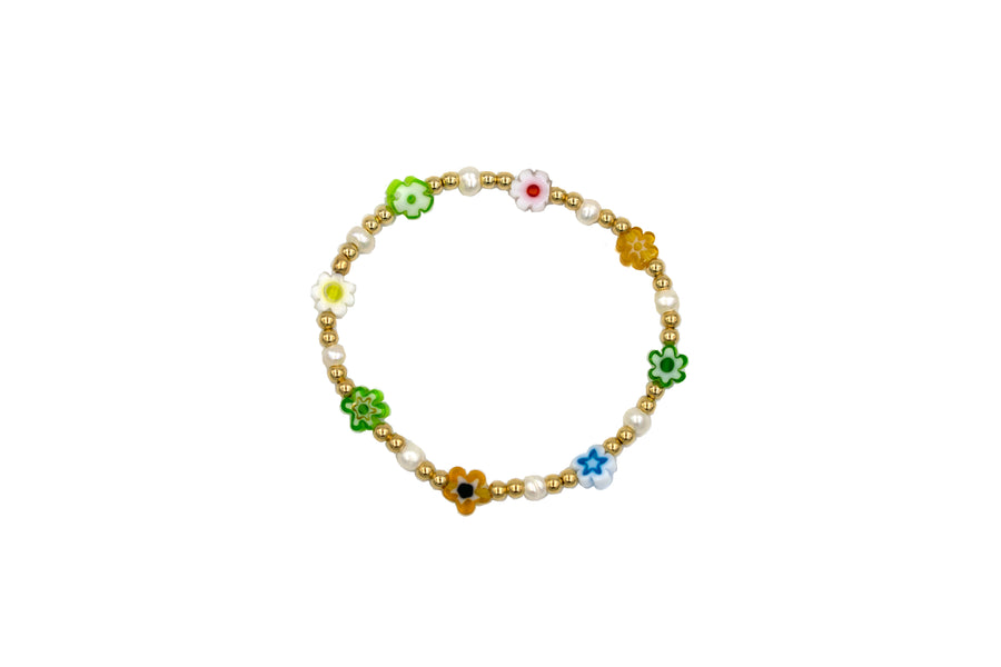 Flower Power Stretch Bracelet