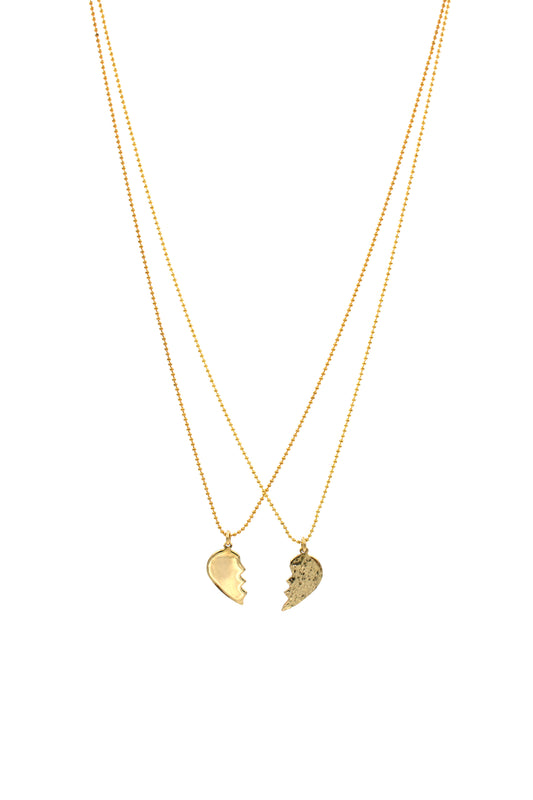 Other Half Heart Necklace Set