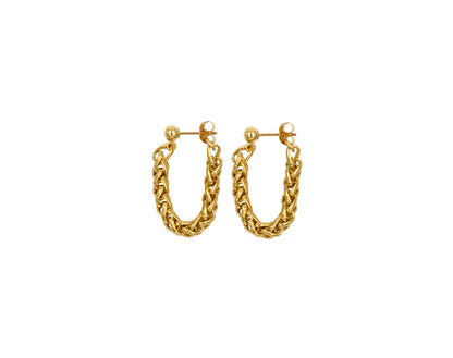 Rope Chain Hoops